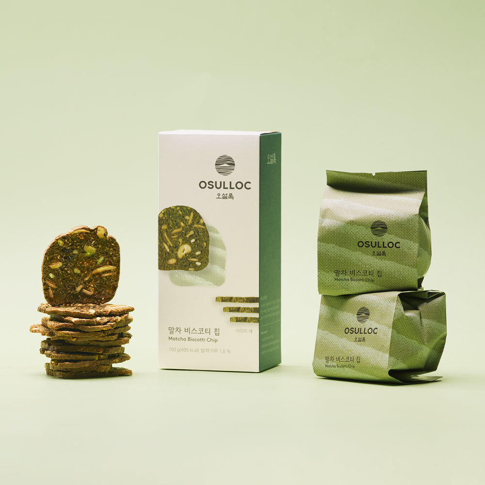 OSULLOC Matcha Biscotti Chip