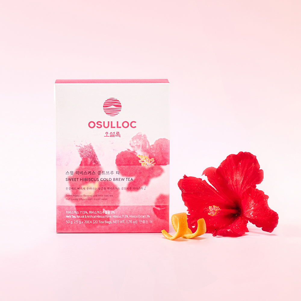OSULLOC Sweet Hibiscus Cold Brew Tea (20 count)