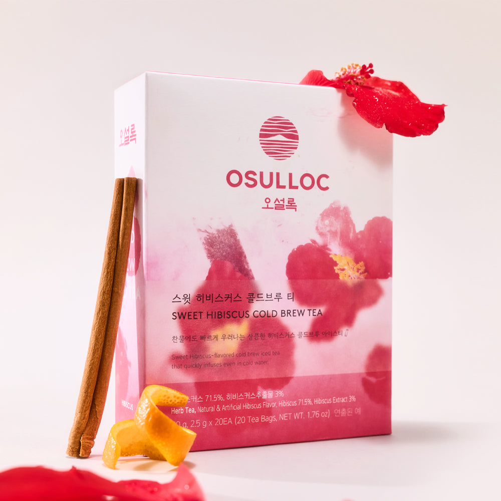 OSULLOC Sweet Hibiscus Cold Brew Tea (20 count)