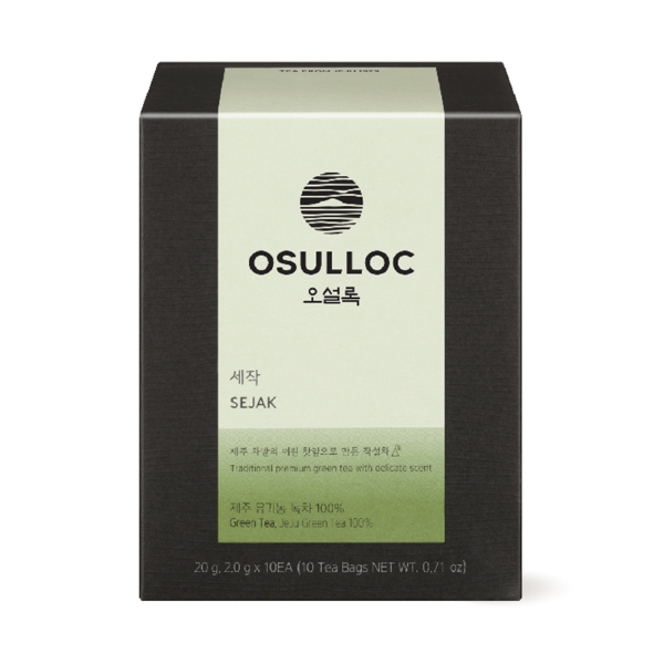 OSULLOC Organic Sejak Green Tea  (10 count)