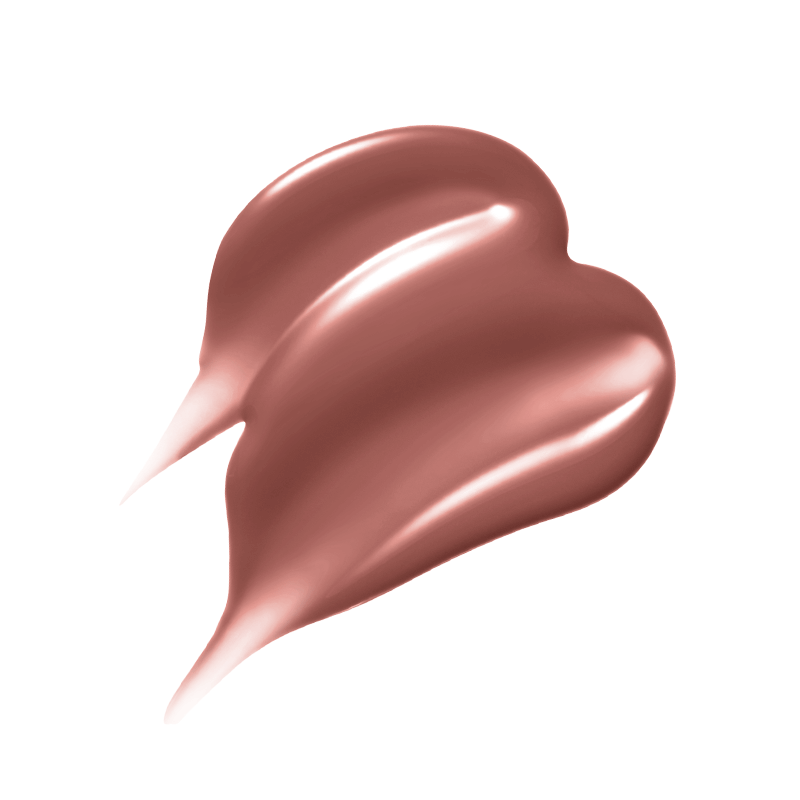 Swatch of [Felix] HERA Sensual Nude Gloss, showcasing its glossy and volumizing finish.