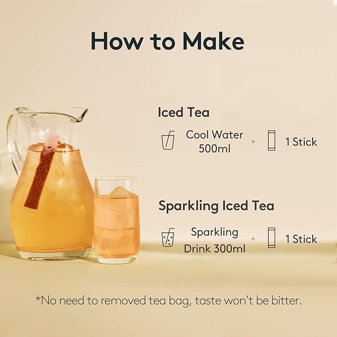 OSULLOC Cold Brew Rooibos Tea Stick  (20 count)