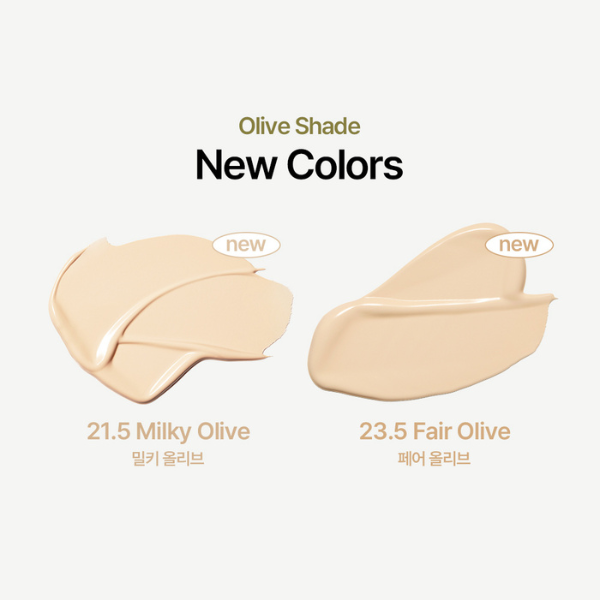 [NEW SHADE] ESPOIR Be Velvet Cover Cushion - Olive (13g + Extra Puff)