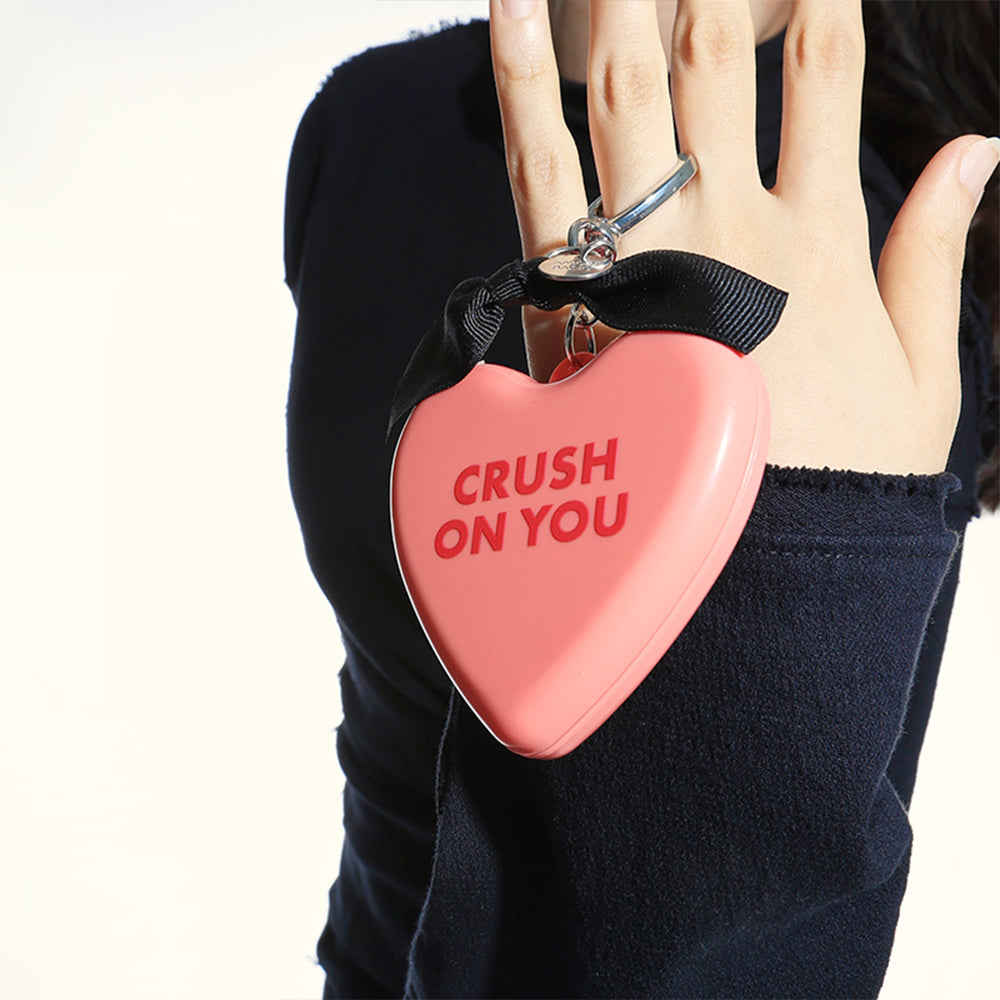 AMORE BASIC Crush on You Mirror & Brush Keyring