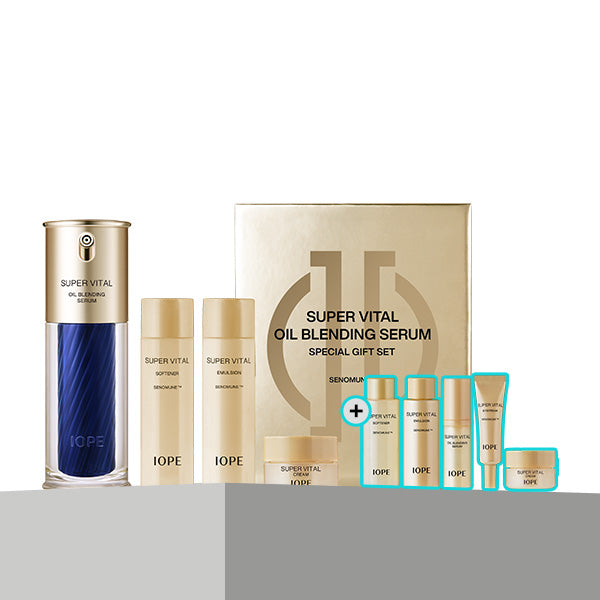 IOPE スーパーバイタルオイルブレンディングセラムセット (4月8日より順次発送)