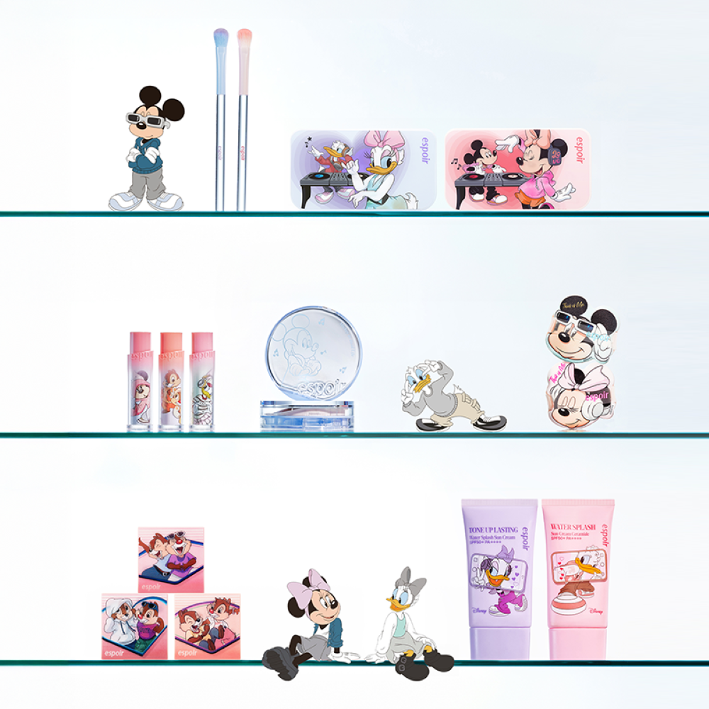 ESPOIR Disney Editon Lipstick / Eye Palette / Cheeck / Sunscreen / Cushion