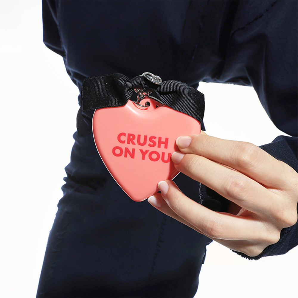 AMORE BASIC Crush on You Mirror & Brush Keyring