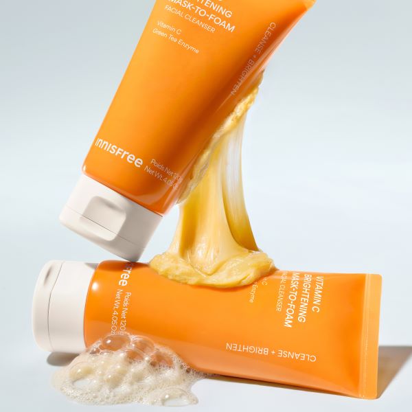 INNISFREE Vitamin C Brightening Mask-to-foam Cleanser 120ml