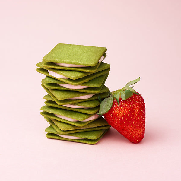 OSULLOC Green Tea Strawberry Langue De Chat (10 count)