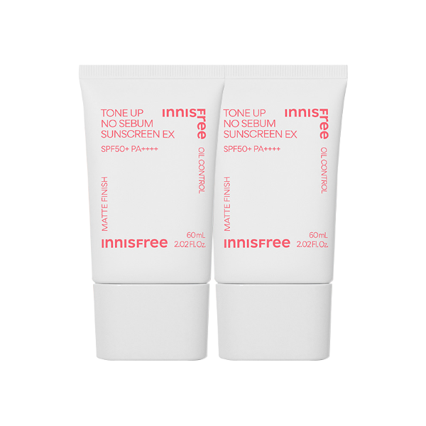 INNISFREE イニスフリー トーンアップノーセバムサンスクリーン EX 60ML 【送料無料注文金額 : 合計 $25(≒¥3,700) 以上】