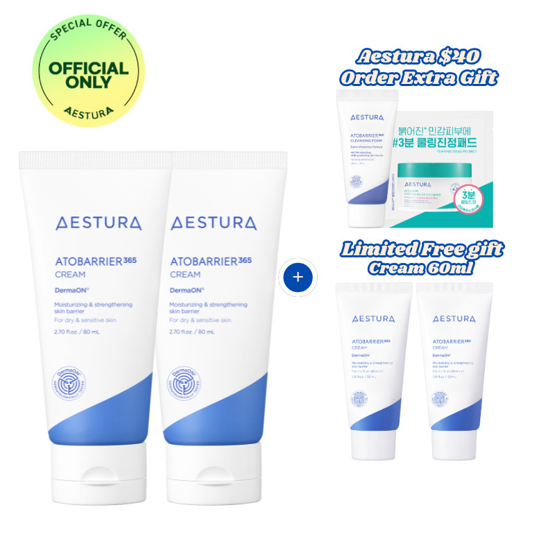 AESTURA Atobarrier365 Cream 80ml Duo set + gift 60ml