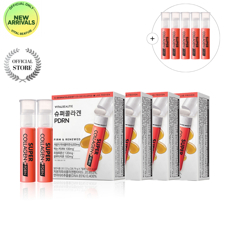 NEW VITALBEAUTIE Super Collagen PDRN 28ea+5ea