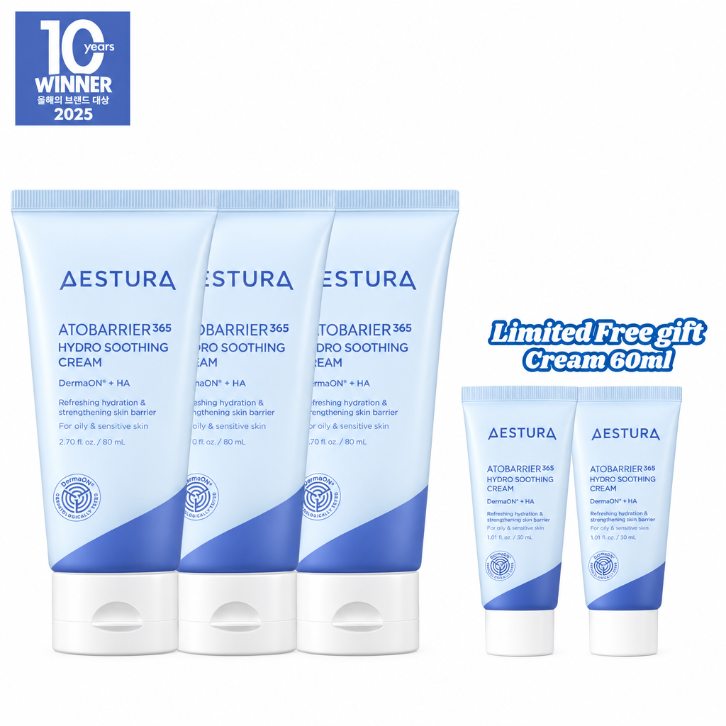 AESTURA アトバリア365 ハイドロ スージングクリーム 80ml * 3個