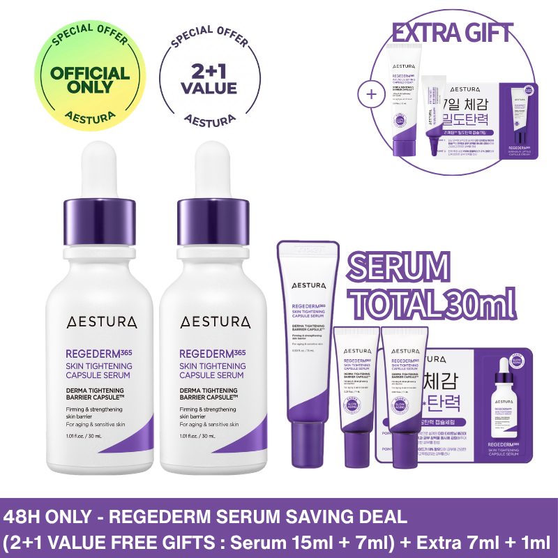 AESTURA Regederm365 Skin Tightening Capsule Serum 30ml *2ea