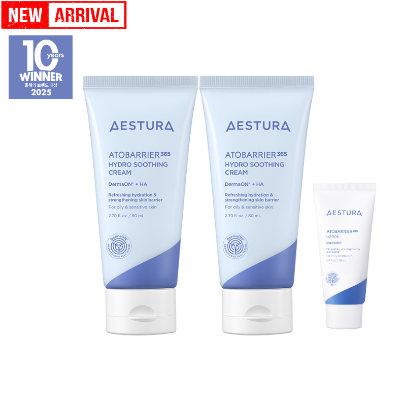 AESTURA ATOBARRIER365 Hydro Soothing Cream 80ml * 2ea