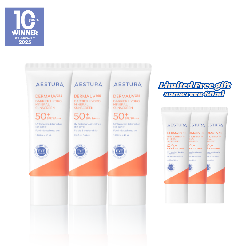 AESTURA ダーマ UV365 バリア ハイドロ ミネラル サンスクリーン 40ML