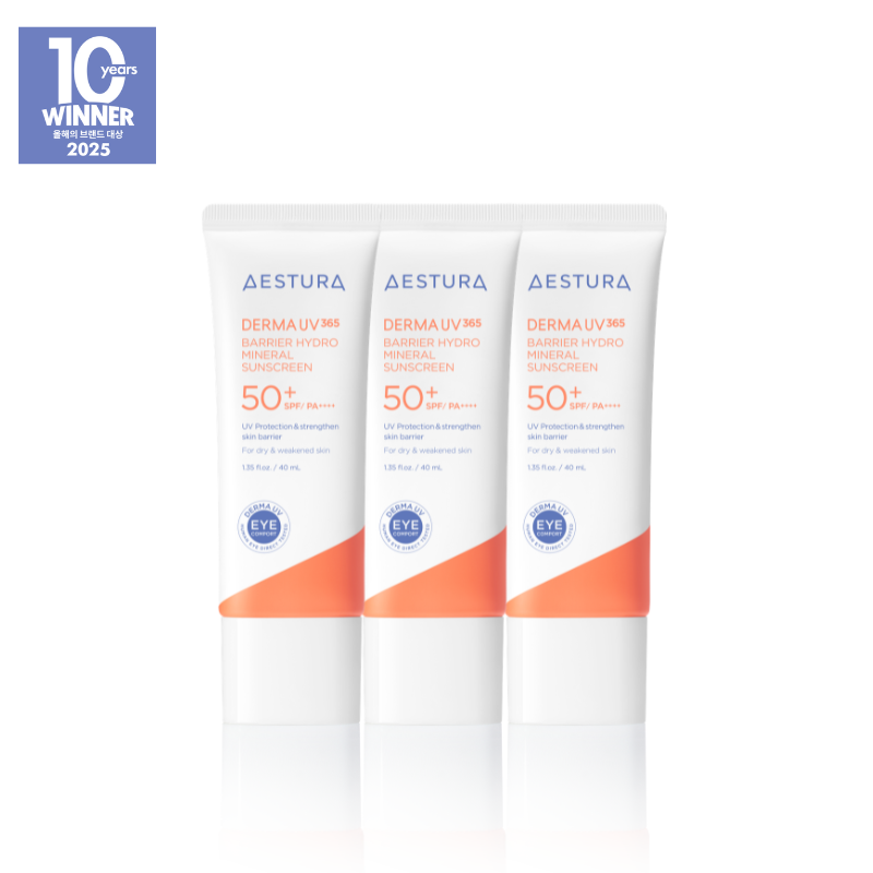 AESTURA ダーマ UV365 バリア ハイドロ ミネラル サンスクリーン 40ML