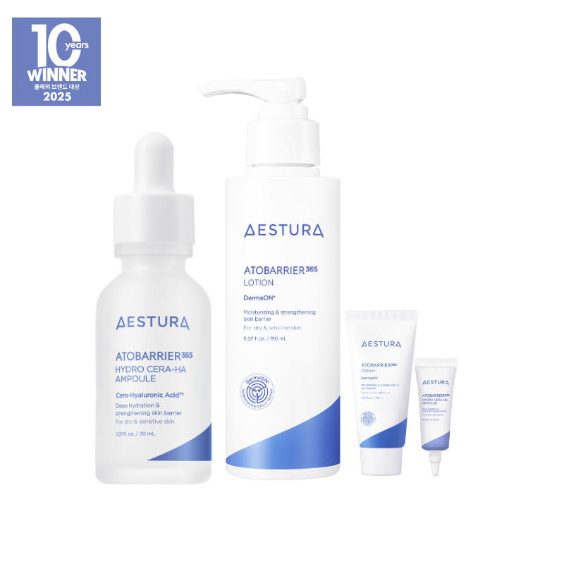 AESTURA Atobarrier 365 Lotion 150ml & hydro Cera-HA Ampoule 30ml
