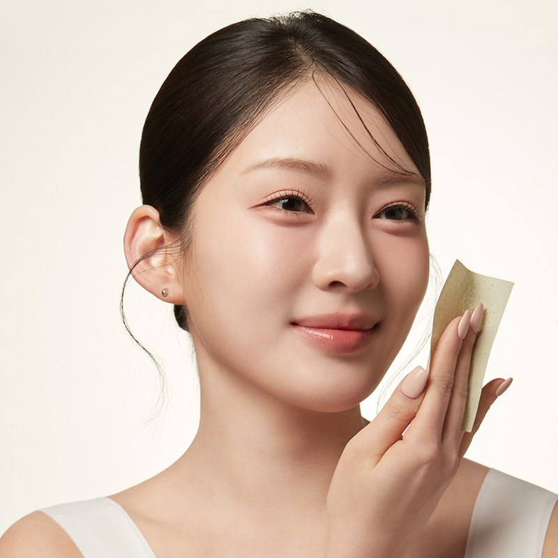 AMORE BASIC グリーンティーオイルコントロールペーパー 顔用 70枚