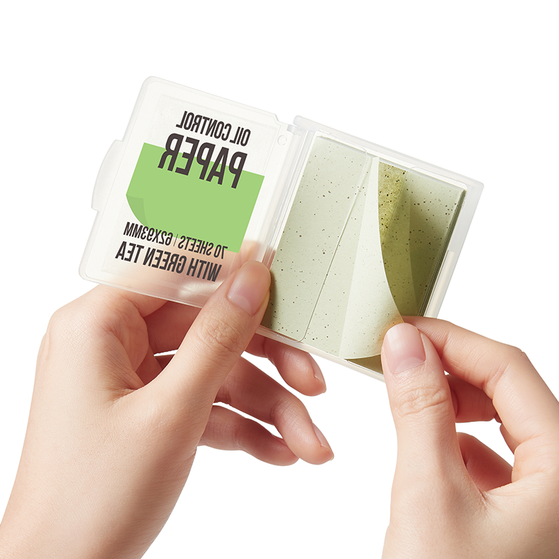 AMORE BASIC Green Tea Oil Control Paper 70 Sheets for Face