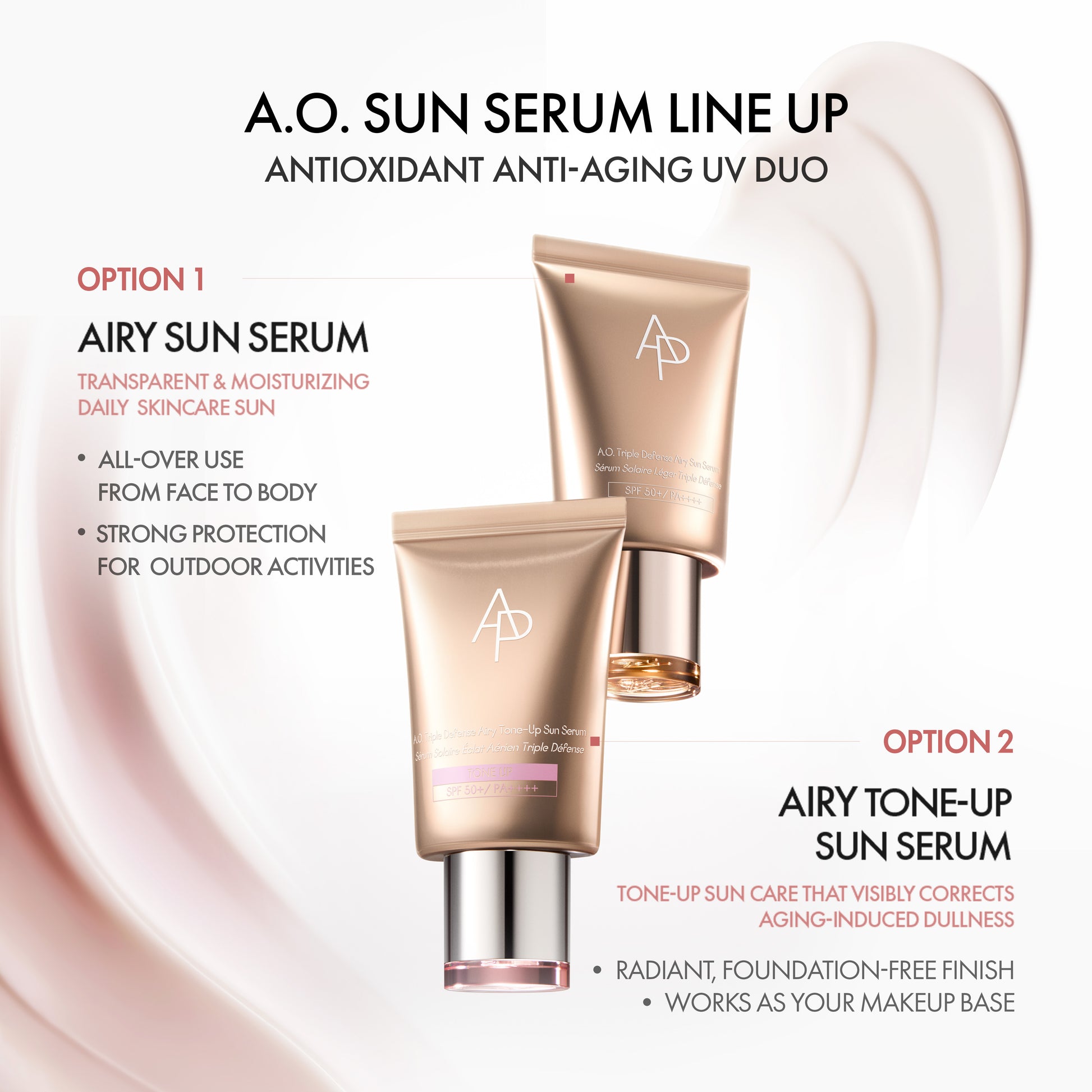 AP BEAUTY A.O.トリプルディフェンス エアリートーンアップサンセラム