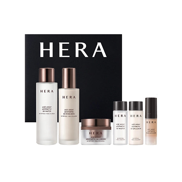 HERA Age Away Aesthetic Skincare Set (Water & Emulsion & Cream)