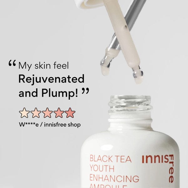 INNISFREE ブラックティーユースエンハンシングアンプル 30ML 【送料無料注文金額 : 合計 $25(≒¥3,700) 以上】