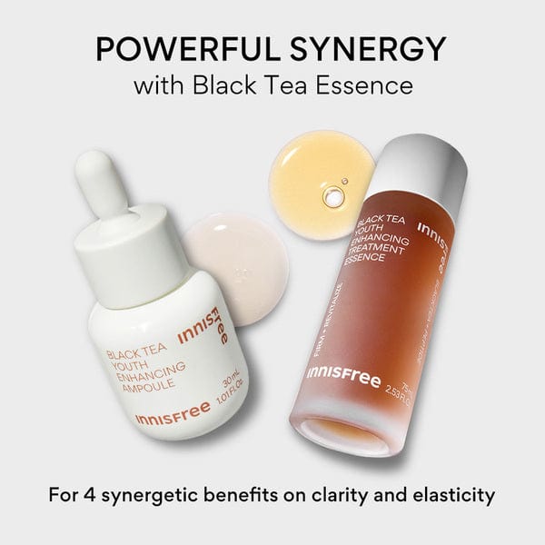 INNISFREE ブラックティーユースエンハンシングアンプル 30ML 【送料無料注文金額 : 合計 $25(≒¥3,700) 以上】