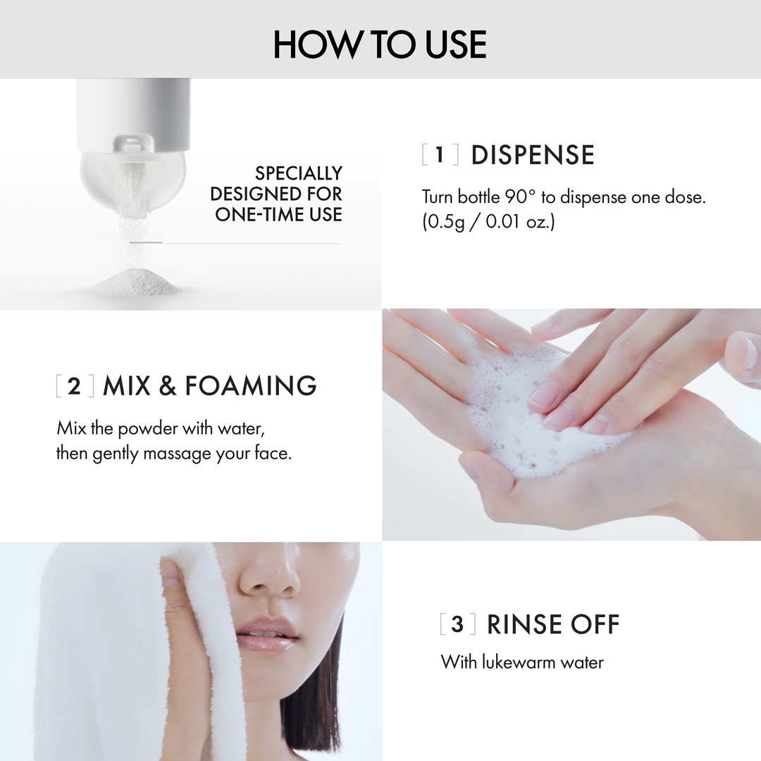 AP BEAUTY Refining Powder-to-Foam Cleanser