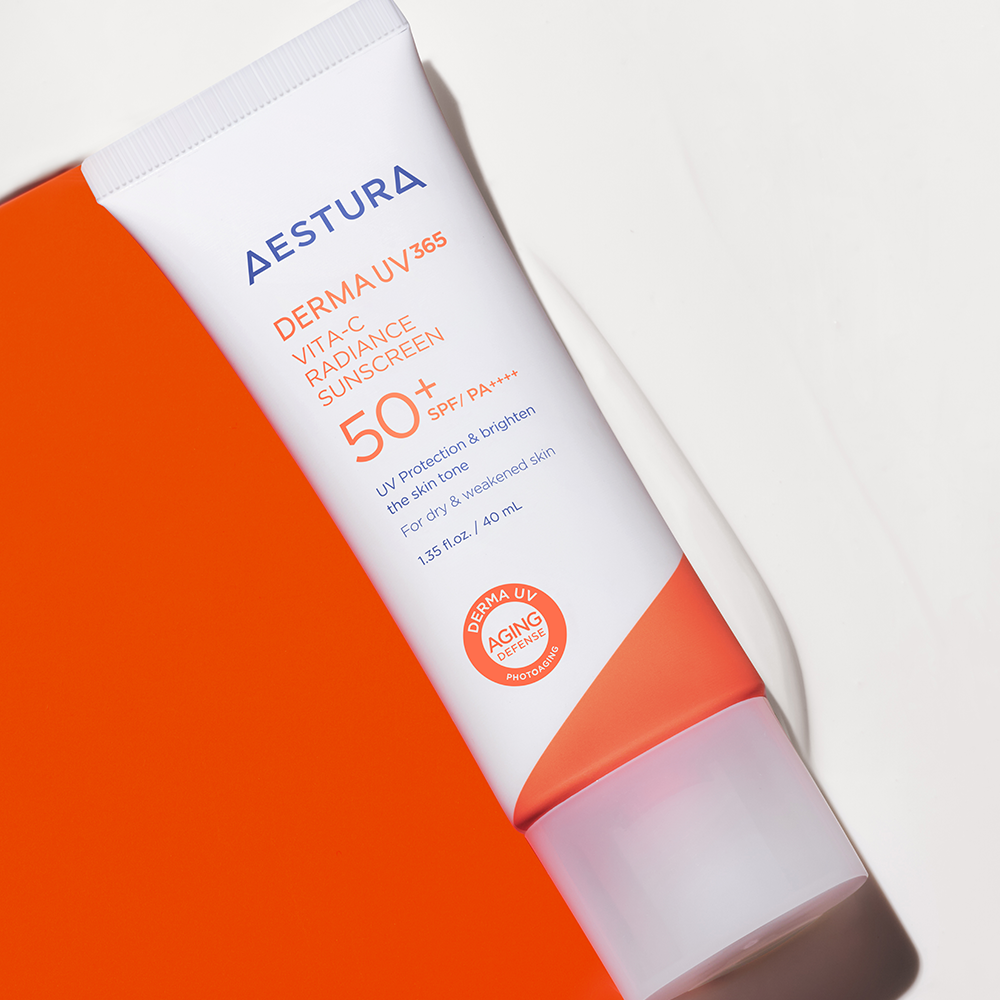 [DUO] AESTURA Derma UV365 VITA-C Radiance Sunscreen  40ml *2ea