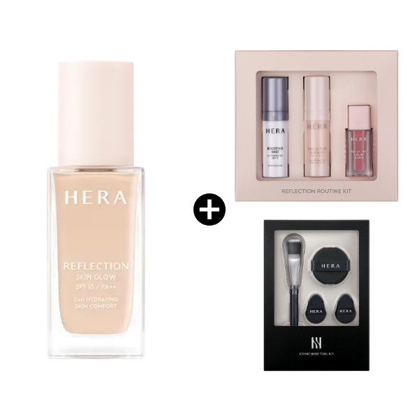 [Engraving]HERA Reflection Skin Glow Foundation 30g