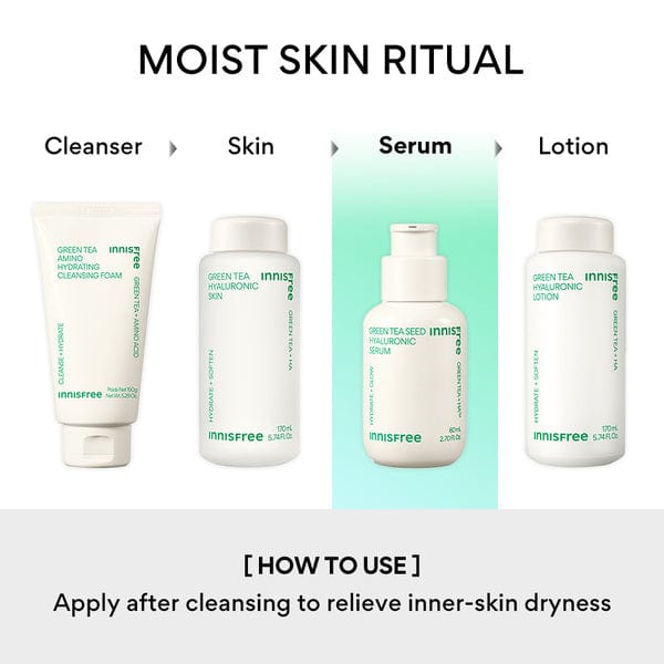 INNISFREE Green tea seed hyaluronic Serum 80ML