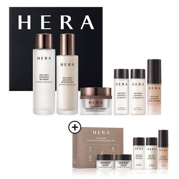 HERA エイジアウェイ エステティック スキンケアセット（ウォーター＆エマルジョン＆クリーム） 