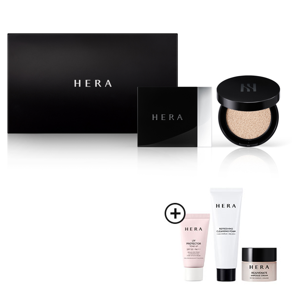 [Amore Mall Limited] HERA Airy Powder Primer+Black Cushion Mini 21N1 5g Special Set