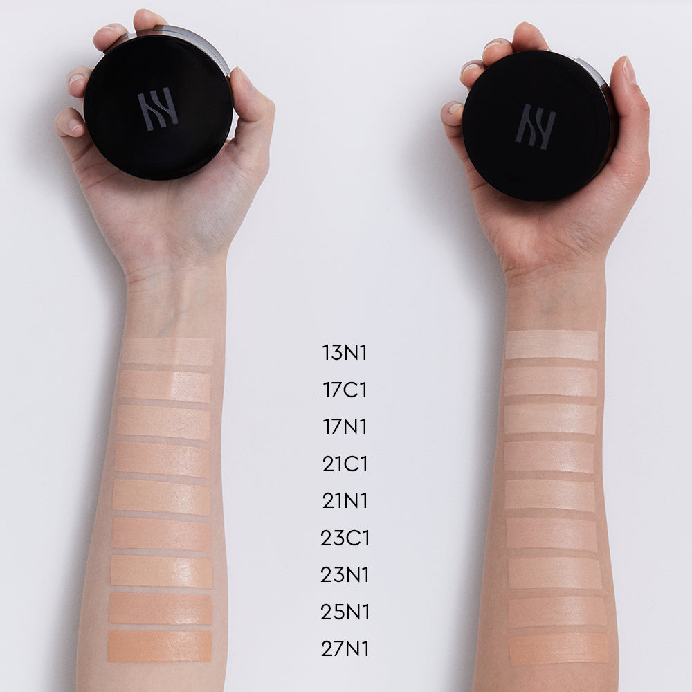 HERA Black Cushion Foundation Puff*2(Compatible with Skin Glow Cushion Foundation)