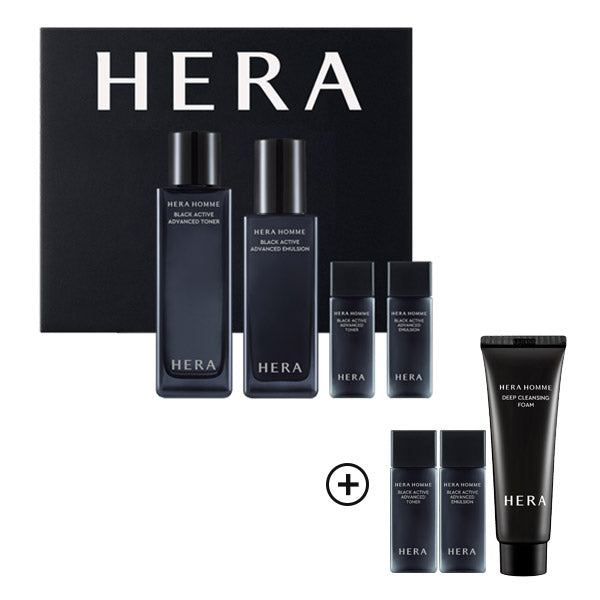 HERA オム ブラック アクティブ スペシャルセット（化粧水＆乳液） 