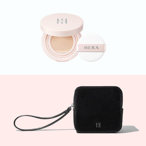 [GIFT](HERA Order over $100)  HERA Reflecting Skin Glow Cushion mini 00N1 5g+Limited Black Pouch