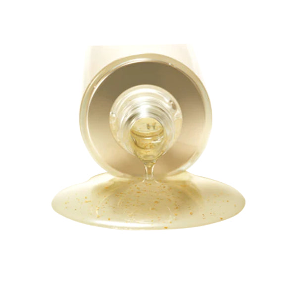 HERA Signia Refinning Water 180ml pouring out of the bottle, showcasing its smooth and luminous texture.