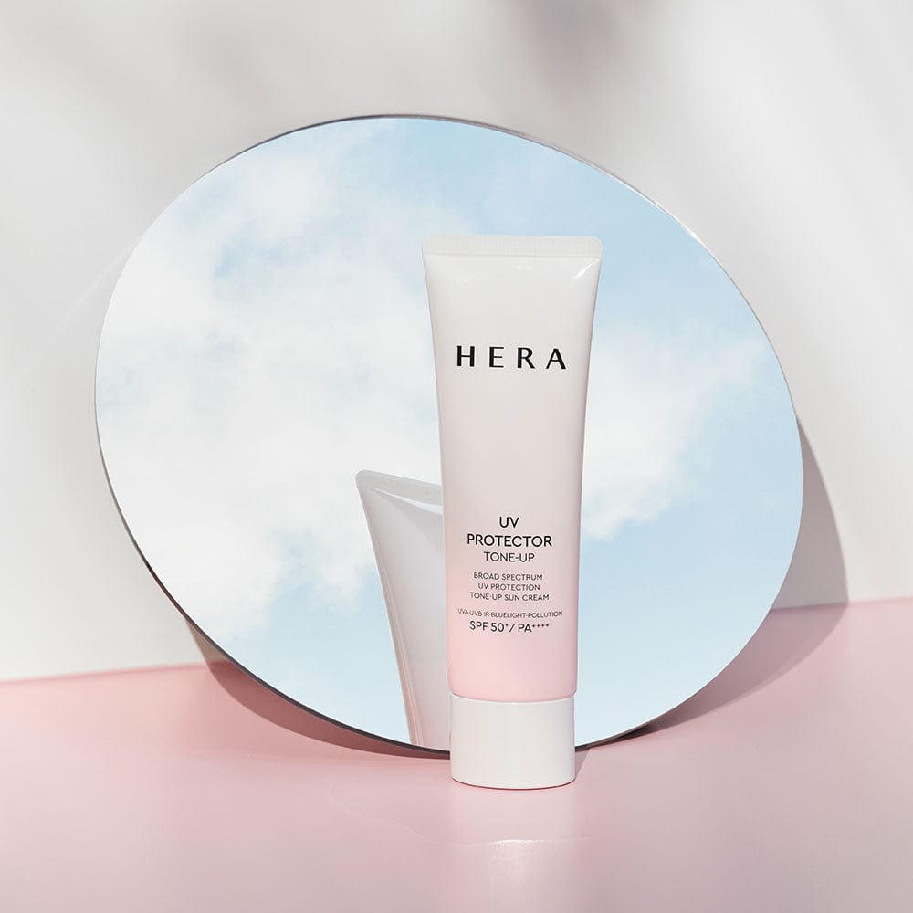 [SAVE $60 SUN-CARE BUNDLE SET] HERA Uv Protector Tone-Up 50ml*3+Uv Protector Multi-Defense 45ml(15ml*3)+Uv Protector trial kit(tone-up 15ml+leports 15ml+cleansing foam 50g)
