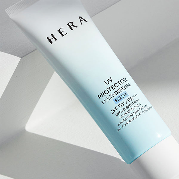 (Clearance 60% Off)[SUN-CARE BUNDLE SET] HERA Uv Protector Multi-Defense Fresh 50ml*2+Multi-Defense 15ml*2+Cleansing Foam 50g*2