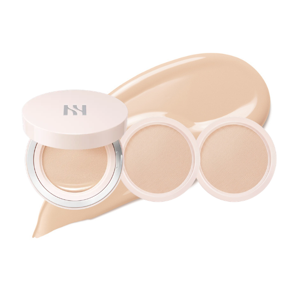 [Deluxe Cushion Set]HERA Reflection Skin Glow Cushion Foundation 15gx3 (Cushion+Refill*2+puff*2+Uv Protector Tone-Up Peach 15ml*2)
