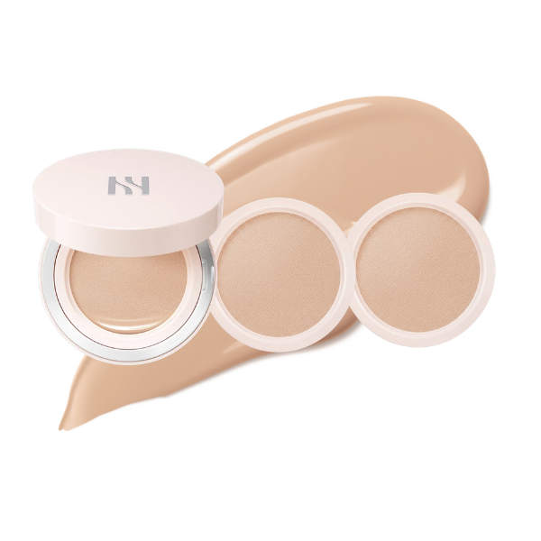 [Deluxe Cushion Set]HERA Reflection Skin Glow Cushion Foundation 15gx3 (Cushion+Refill*2+puff*2+Uv Protector Tone-Up Peach 15ml*2)
