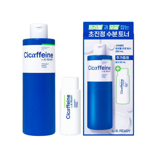 [40%Off]B.READY Cicaffeine Trouble Reset Toner Set (Toner 250ml+50ml)