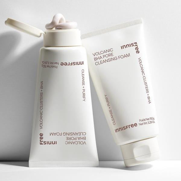 INNISFREE  Jeju Super Volcanic BHA pore Cleansing Foam 150G