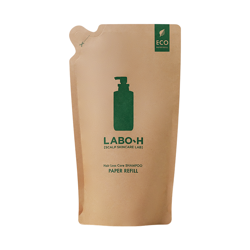 LABO-H 頭皮強化クリニックシャンプー 抜け毛ケア ペーパー 詰め替え用 400ml