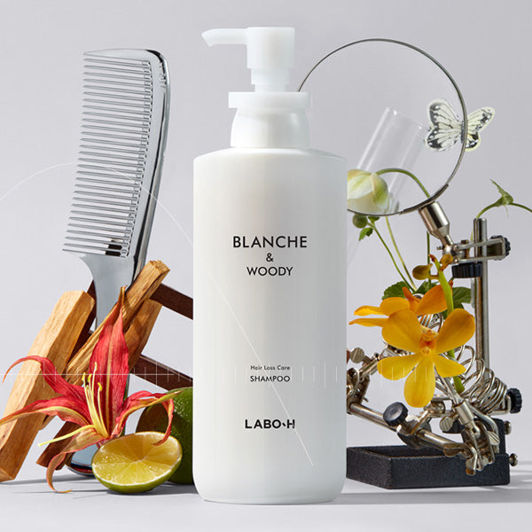 LABO-H 頭皮強化シャンプー 抜け毛ケア ブランシュ&amp;ウッディ 400ML 