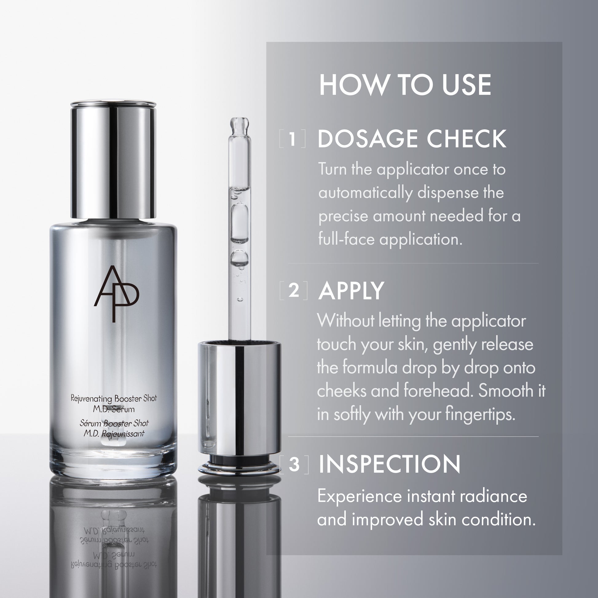 AP BEAUTY Rejuvenating booster shot M.D. serum