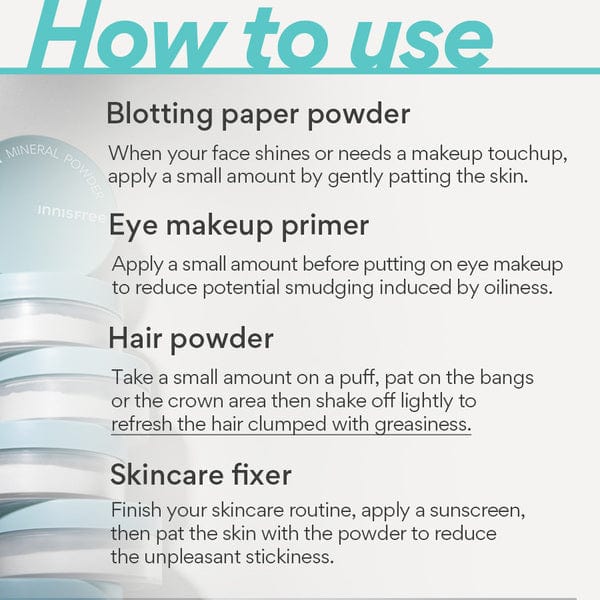 INNISFREE No sebum Mineral Powder 5G – Global Amore Mall