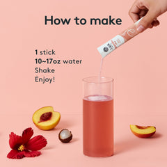 OSULLOC KOMBUCHA LYCHEE PEACH (10 STICKS, 1.76oz)