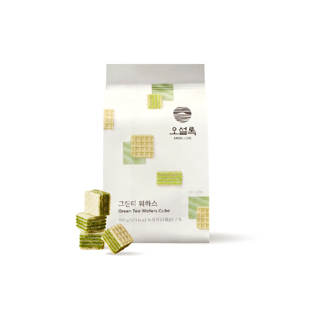 OSULLOC Green Tea Wafers Cube